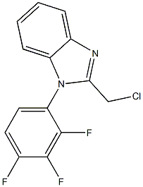 2-(chloromethyl)-1-(2,3,4-trifluorophenyl)-1H-1,3-benzodiazole