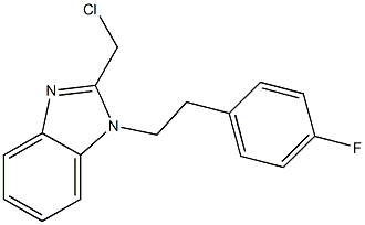 2-(chloromethyl)-1-[2-(4-fluorophenyl)ethyl]-1H-1,3-benzodiazole