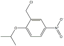 2-(chloromethyl)-4-nitro-1-(propan-2-yloxy)benzene 化学構造式