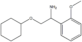 2-(cyclohexyloxy)-1-(2-methoxyphenyl)ethanamine Structure
