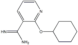 2-(cyclohexyloxy)pyridine-3-carboximidamide Structure