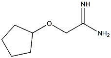 2-(cyclopentyloxy)ethanimidamide Struktur