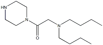 2-(dibutylamino)-1-(piperazin-1-yl)ethan-1-one,,结构式