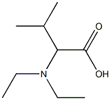 2-(diethylamino)-3-methylbutanoic acid,,结构式