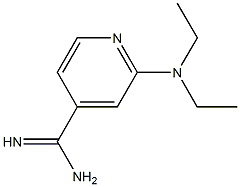 2-(diethylamino)pyridine-4-carboximidamide Structure