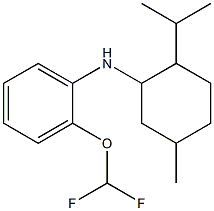 2-(difluoromethoxy)-N-[5-methyl-2-(propan-2-yl)cyclohexyl]aniline