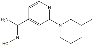2-(dipropylamino)-N'-hydroxypyridine-4-carboximidamide Structure