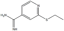 2-(ethylsulfanyl)pyridine-4-carboximidamide,,结构式