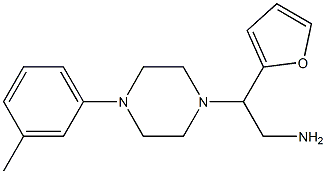  2-(furan-2-yl)-2-[4-(3-methylphenyl)piperazin-1-yl]ethan-1-amine