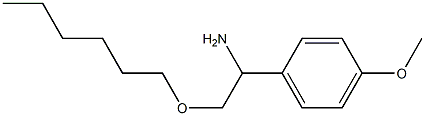2-(hexyloxy)-1-(4-methoxyphenyl)ethan-1-amine Structure