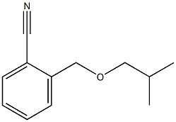 2-(isobutoxymethyl)benzonitrile,,结构式
