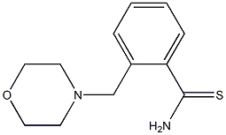 2-(morpholin-4-ylmethyl)benzenecarbothioamide Struktur