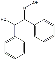2-(N-hydroxyimino)-1,2-diphenylethan-1-ol 结构式