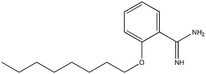 2-(octyloxy)benzene-1-carboximidamide Structure
