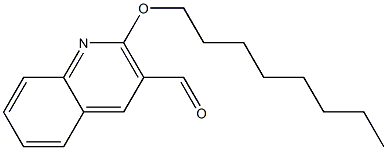 2-(octyloxy)quinoline-3-carbaldehyde Structure