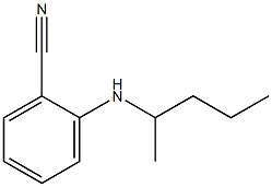 2-(pentan-2-ylamino)benzonitrile Structure