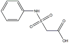 2-(phenylsulfamoyl)acetic acid Struktur