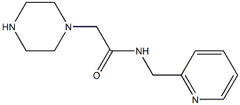 2-(piperazin-1-yl)-N-(pyridin-2-ylmethyl)acetamide|