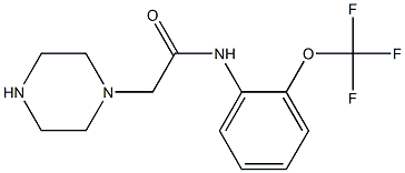 2-(piperazin-1-yl)-N-[2-(trifluoromethoxy)phenyl]acetamide