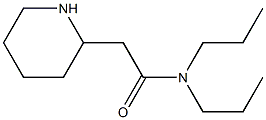 2-(piperidin-2-yl)-N,N-dipropylacetamide Struktur