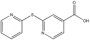 2-(pyridin-2-ylsulfanyl)pyridine-4-carboxylic acid Structure