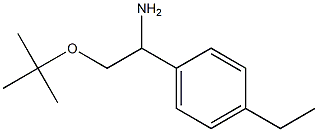 2-(tert-butoxy)-1-(4-ethylphenyl)ethan-1-amine Struktur