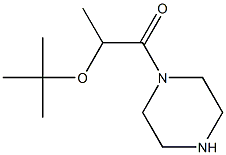 2-(tert-butoxy)-1-(piperazin-1-yl)propan-1-one 化学構造式
