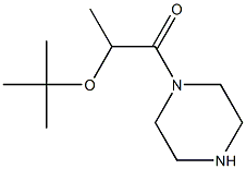 2-(tert-butoxy)-1-(piperazin-1-yl)propan-1-one Struktur