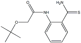 2-(tert-butoxy)-N-(2-carbamothioylphenyl)acetamide Struktur