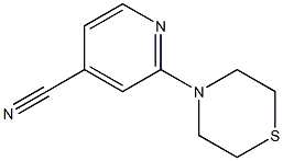 2-(thiomorpholin-4-yl)pyridine-4-carbonitrile