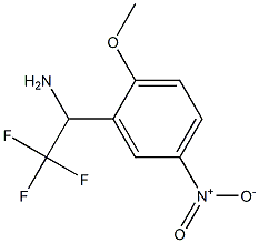 2,2,2-trifluoro-1-(2-methoxy-5-nitrophenyl)ethan-1-amine Structure