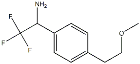 2,2,2-trifluoro-1-[4-(2-methoxyethyl)phenyl]ethan-1-amine