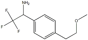 2,2,2-trifluoro-1-[4-(2-methoxyethyl)phenyl]ethan-1-amine|