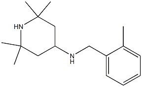 2,2,6,6-tetramethyl-N-[(2-methylphenyl)methyl]piperidin-4-amine 化学構造式