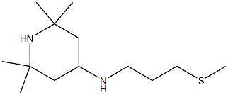 2,2,6,6-tetramethyl-N-[3-(methylsulfanyl)propyl]piperidin-4-amine Structure