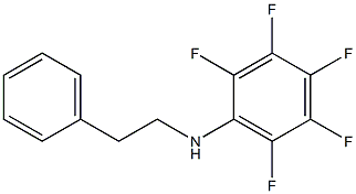 2,3,4,5,6-pentafluoro-N-(2-phenylethyl)aniline Struktur