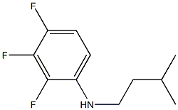 2,3,4-trifluoro-N-(3-methylbutyl)aniline Struktur