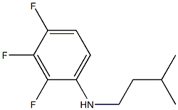 2,3,4-trifluoro-N-(3-methylbutyl)aniline 结构式