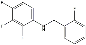 2,3,4-trifluoro-N-[(2-fluorophenyl)methyl]aniline,,结构式