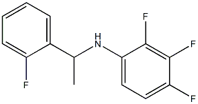2,3,4-trifluoro-N-[1-(2-fluorophenyl)ethyl]aniline Structure