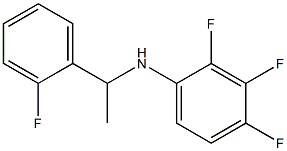 2,3,4-trifluoro-N-[1-(2-fluorophenyl)ethyl]aniline,,结构式