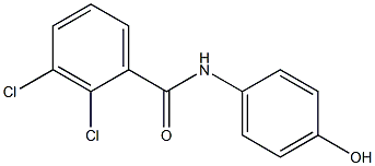 2,3-dichloro-N-(4-hydroxyphenyl)benzamide 化学構造式