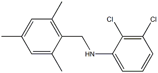 2,3-dichloro-N-[(2,4,6-trimethylphenyl)methyl]aniline Structure