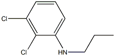2,3-dichloro-N-propylaniline Struktur