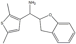 2,3-dihydro-1-benzofuran-2-yl(2,5-dimethylthiophen-3-yl)methanamine