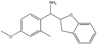 2,3-dihydro-1-benzofuran-2-yl(4-methoxy-2-methylphenyl)methanamine|