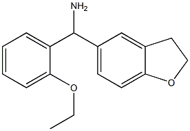 2,3-dihydro-1-benzofuran-5-yl(2-ethoxyphenyl)methanamine,,结构式