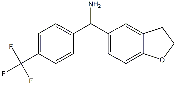 2,3-dihydro-1-benzofuran-5-yl[4-(trifluoromethyl)phenyl]methanamine|