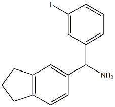 2,3-dihydro-1H-inden-5-yl(3-iodophenyl)methanamine