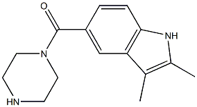 2,3-dimethyl-5-(piperazin-1-ylcarbonyl)-1H-indole|